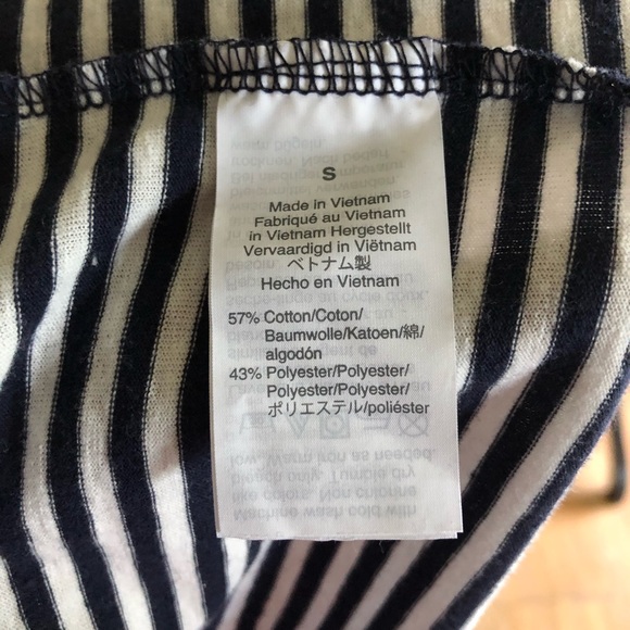 J.crew Blue And White Striped Tie Knot Tank Top - Picture 7 of 7